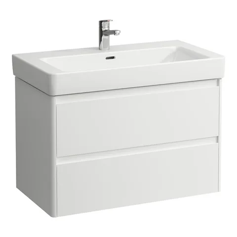 Laufen Base 2.0 База под раковину PRO S 8.1396.5, 820х445х515 мм, 2 ящика, белый матовый (new2026)