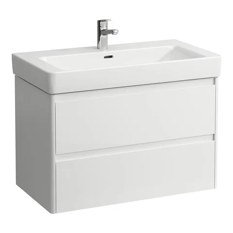 Laufen Base 2.0 База под раковину PRO S 8.1396.5, 820х445х515 мм, 2 ящика, белый глянцевый (new2026)