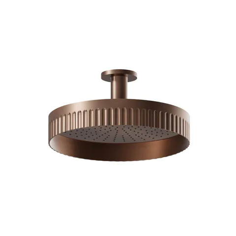 Newform Ionika wellness Верхний душ, потолочный монтаж   Ø 300мм , цвет: PVD brushed copper bronze