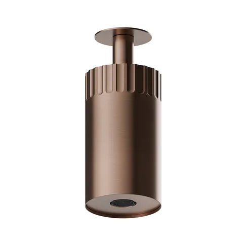 Newform Ionika wellness Потолочный душ 100мм, с ламинарной струей  Ø 100мм , цвет: PVD brushed copper bronze