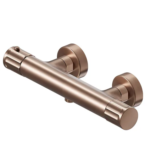 Newform Ionika bagno Термостатический смеситель для ванны, наружный монтаж , цвет: PVD brushed copper bronze
