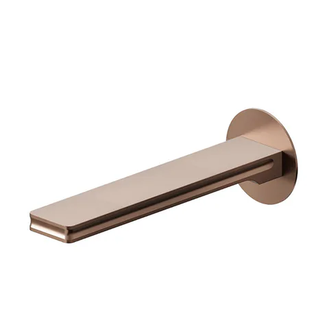 Newform Ionika bagno Настенный излив для ванны 1/2 , цвет: PVD brushed copper bronze