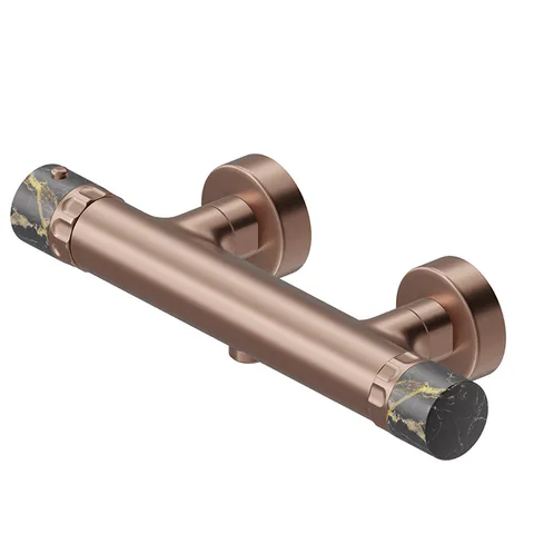 Newform Ionika supreme bagno Термостатический смеситель для ванны, наружный монтаж , цвет: PVD brushed copper bronze