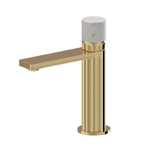 Newform Ionika allure bagno Смеситель для раковины без донного клапана, цвет: PVD glossy gold