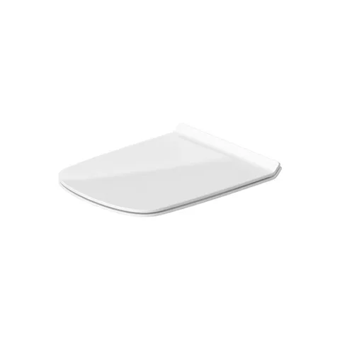 Duravit DuraStyle Сиденье для удлиненного унитаза (253709, 254209) цвет белый, петли нерж сталь. с микролифтом (Спец.цена из наличия)