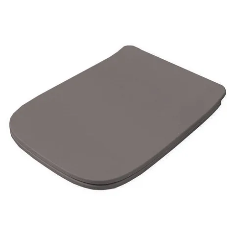 Artceram A16 Крышка с сиденьем Slim для унитаза, механизм soft-close, цвет gravel/хром