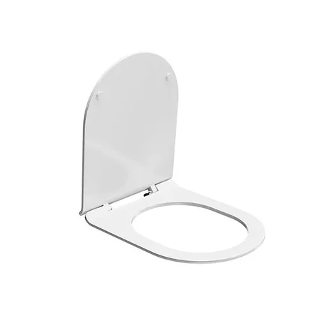 Kerama Marazzi Сиденье для унитаза, универсальное, быстросъемное с softclose, белое глянцевое