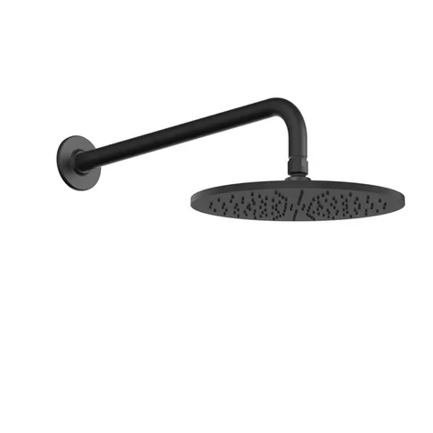GESSI INCISO Душевая головка настенная, шарнирная на 1/2”,  Ø300мм, цвет: nero XL