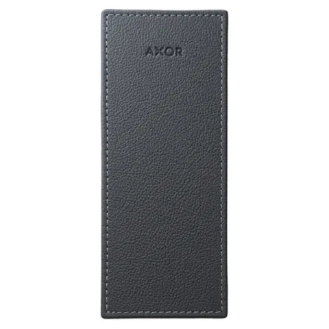 AX MyEdition Панель для смесителя на излив 245, кожа, цвет: серый