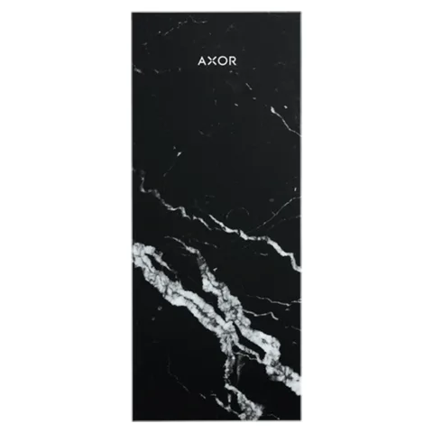 AX MyEdition Панель для смесителя на излив 245мм, металл, цвет: Nero Marquina