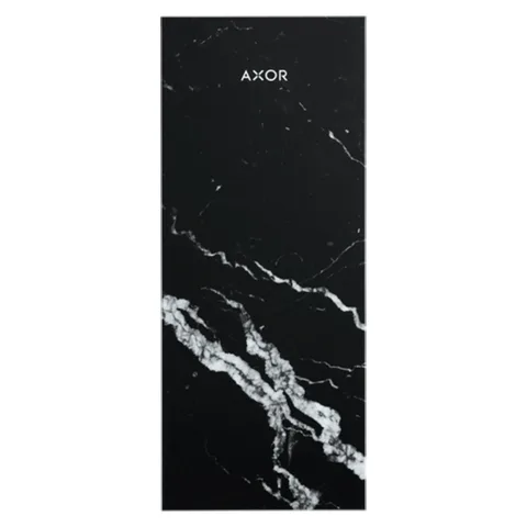 AX MyEdition Панель для смесителя на излив 150, мрамор черный