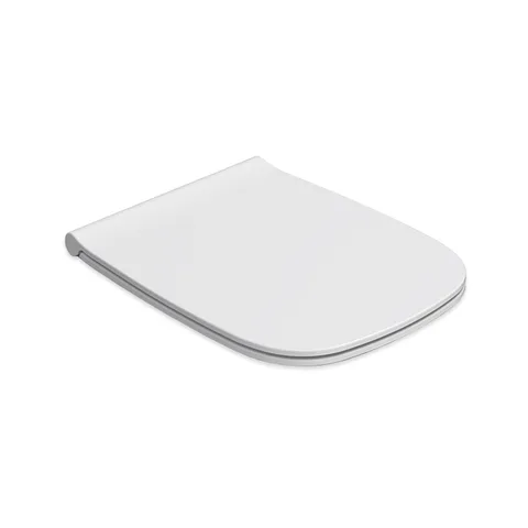 GLOBO GENESIS Сиденье для унитаза GNS02/GN001, быстросъемное, цвет белый матовый/хром (микролифт)