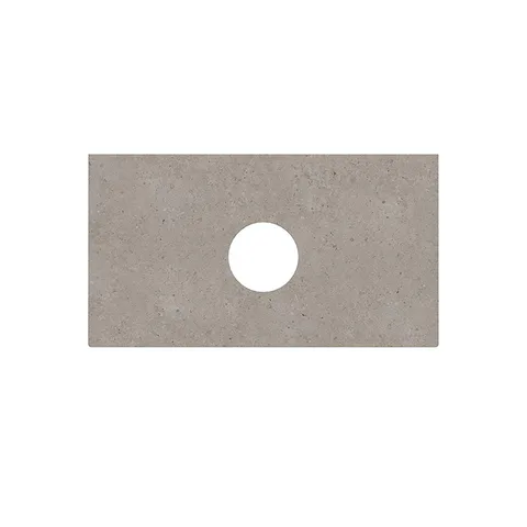 Kerama Marazzi MAGICA Столешница из керамогранита для накладных раковин Риккарди 90 см, серый матовый (без отв.)  (Цена по Распродаже)