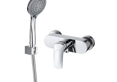 Смеситель с душевой лейкой, шлангом и держателем AQUATEK ВЕГА AQ1034CR