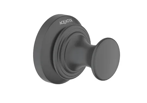 Крючок для полотенец AQUATEK КЛАССИК AQ4501MB, черный матовый
