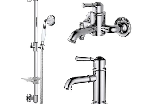 Комплект для ванны Aquatek Классик AQ1530CR 3 в 1 AQ1510CR+AQ1540CR+AQ2020CR