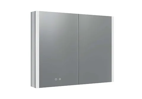 Шкаф зеркало для ванной с подсветкой Aquatek AQ7809-MLC, прямоугольное, сенсорное управление, 800*700*133