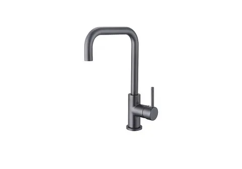 Смеситель для кухни AQUATEK (квадратный излив) AQ1080BGM, оружейная сталь