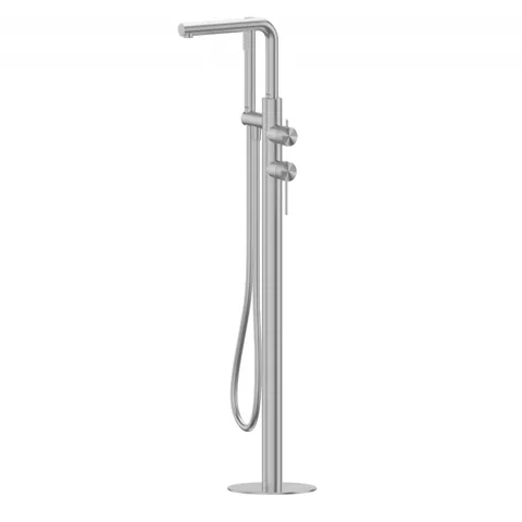Смеситель ABBER Emotion 316 AF8815BST напольный для ванны, брашированная сталь