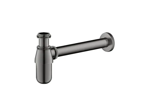 Сифон для раковины в ванную AQUATEK AQ6014BGM, оружейная сталь