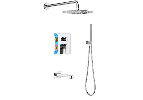 Set 4 в 1 душевой комплект AQUATEK AQ1273CR ОБЕРОН