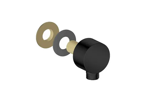 Шланговое подсоединение AQUATEK, матовый черный AQ2454MB