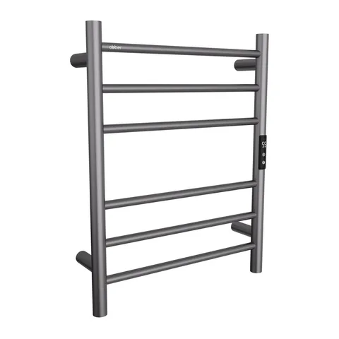Полотенцесушитель электрический ABBER Standard AH4606NG оружейная сталь