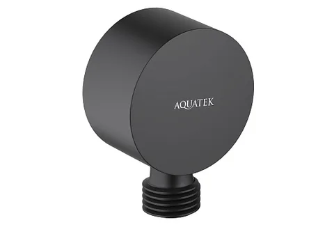 Шланговое подсоединение AQUATEK, матовый черный AQ2457MB