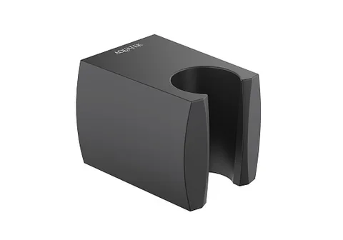 Держатель ручного душа AQUATEK, матовый черный AQ2403MB