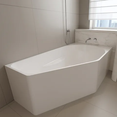 Акриловая ванна ABBER AB9505 R белая
