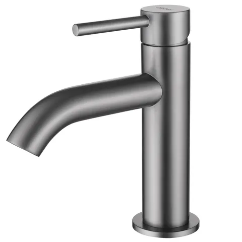 Смеситель ABBER Wasser Kreis AF8110NG для раковины, оружейная сталь