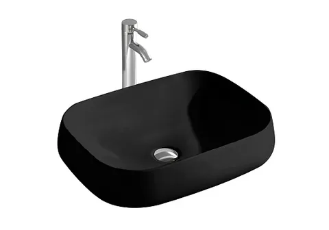 Раковина накладная Aquatek AQ5526-MB 560*420*140мм, цвет черный матовый