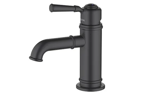 Смеситель для раковины 103, без донного клапана AQUATEK, матовый черный AQ1510MB Классик
