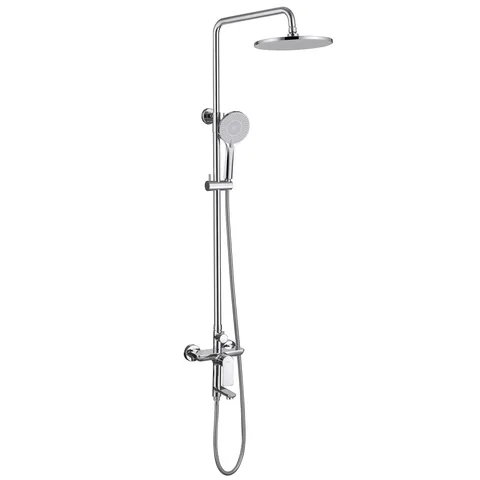 Душевая стойка ABBER Weiss Insel AF8016L с изливом, хром