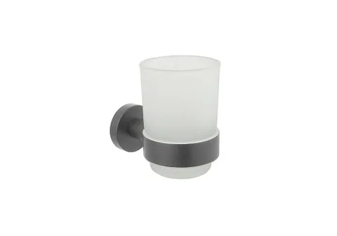 Стакан для зубных щеток AQUATEK AQ4004BGM ВЕГА, оружейная сталь