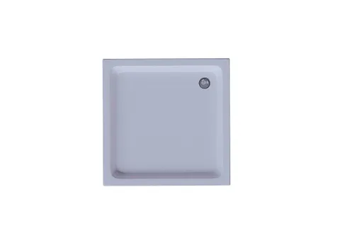 Душевой поддон акриловый 90х90х15 квадрат с фронтальным экраном Aquatek