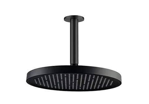 Верхний душ потолочный 260мм AQUATEK, матовый черный AQ2070MB