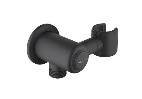 Шланговое подсоединение AQUATEK, матовый черный AQ2462MB Классик