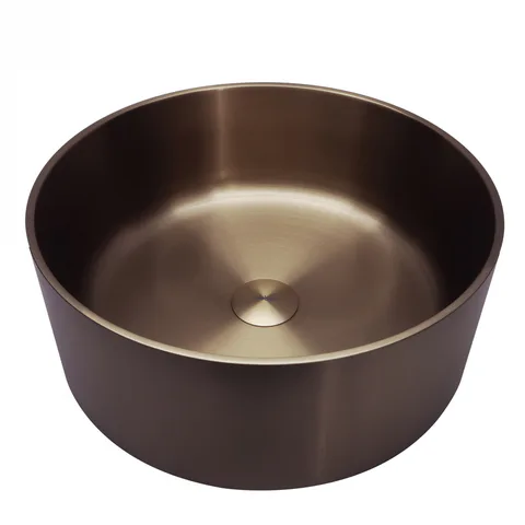 Раковина накладная ABBER Wasser Kreis AF2407MRG розовое золото матовое