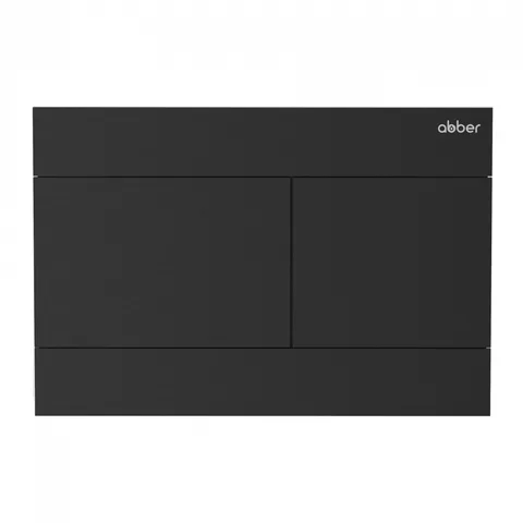 Кнопка смыва ABBER AC0127MB черная матовая