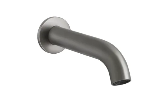 Излив для ванны Gessi 316, настенный, цвет Steel Brushed купить в Москве