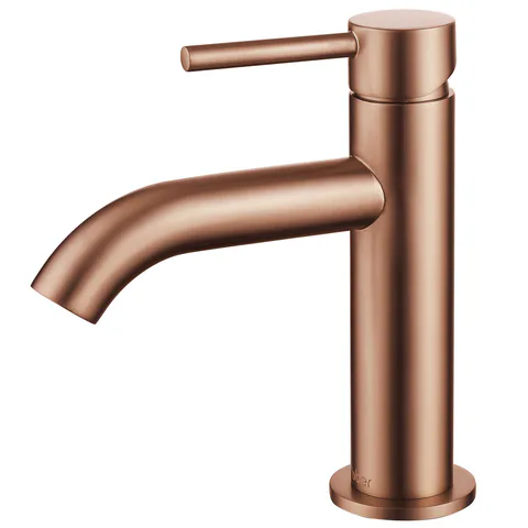 Смеситель ABBER Wasser Kreis AF8110MRG для раковины, розовое золото матовое