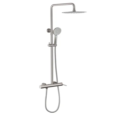 Душевая стойка ABBER Emotion AF8816SPL с изливом, сатин