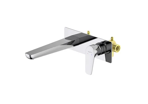 Смеситель для раковины настенный (внешняя и скрытая часть) AQUATEK AQ1113CR Бетта