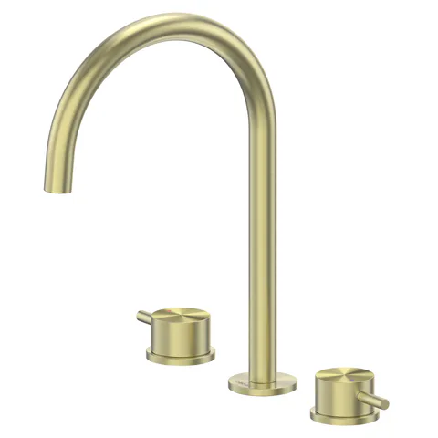Смеситель ABBER Wasser Kreis 316 AF8108BG-M для раковины, брашированное золото