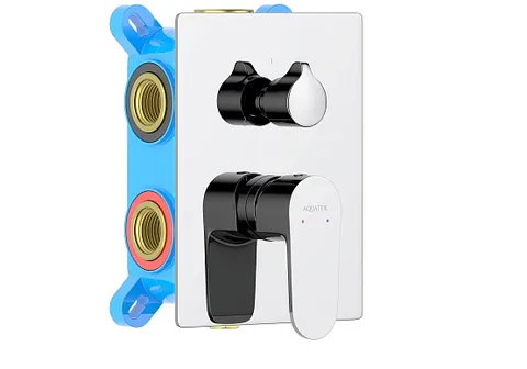 Смеситель для ванны 3 режима (внешняя и скрытая часть) AQUATEK AQ1247CR Оберон