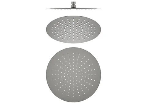 Круглый верхний душ 300*2 мм AQUATEK, оружейная сталь AQ2075BGM