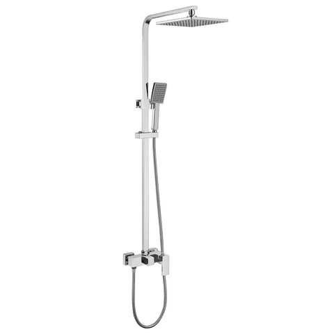 Душевая стойка ABBER Daheim AF8220L без излива, хром