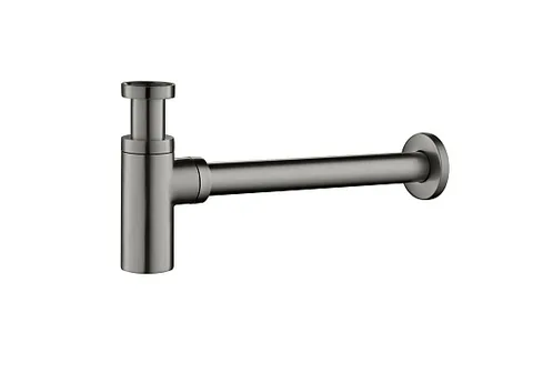 Сифон под раковину AQUATEK AQ6012BGM, оружейная сталь