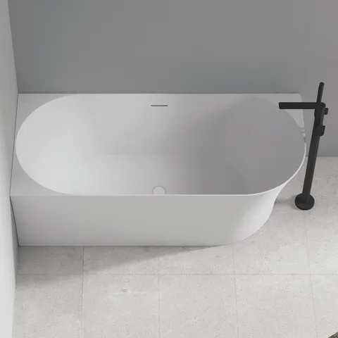 Акриловая ванна ABBER AB9258-1.5 L белая
